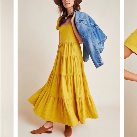 Anthropologie Dresses & Skirts - MAEVE by Anthro Gillian Tiered Maxi Dress Boho